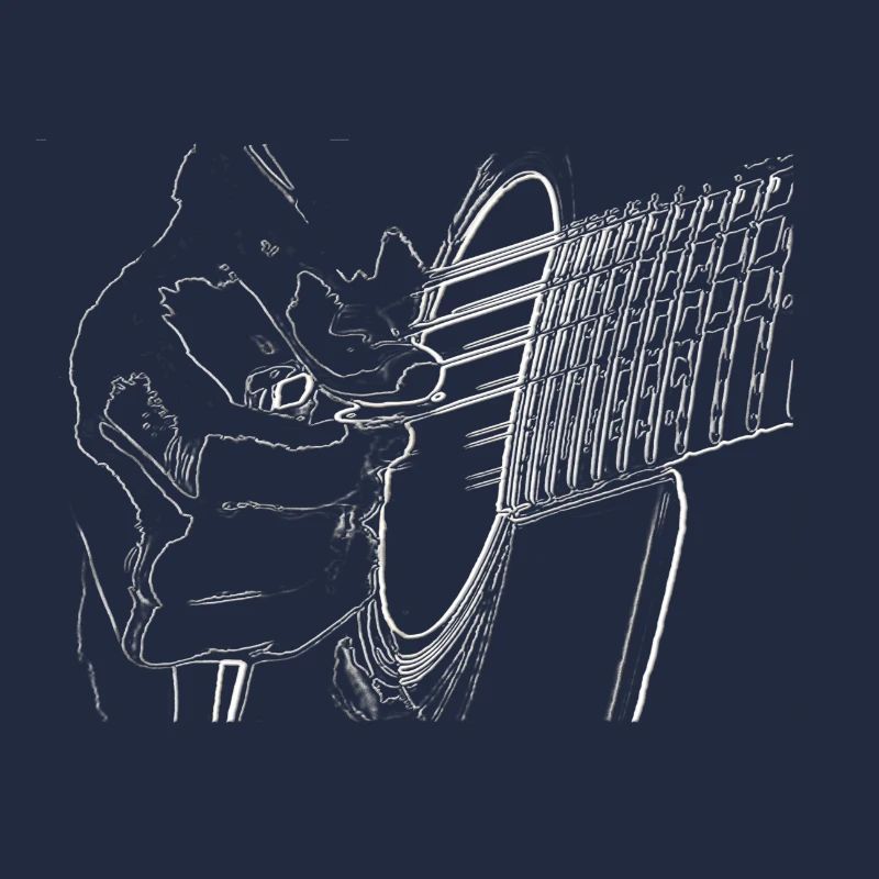 Guitariste dessin guitariste