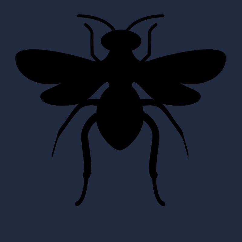 Schwarze Fliege