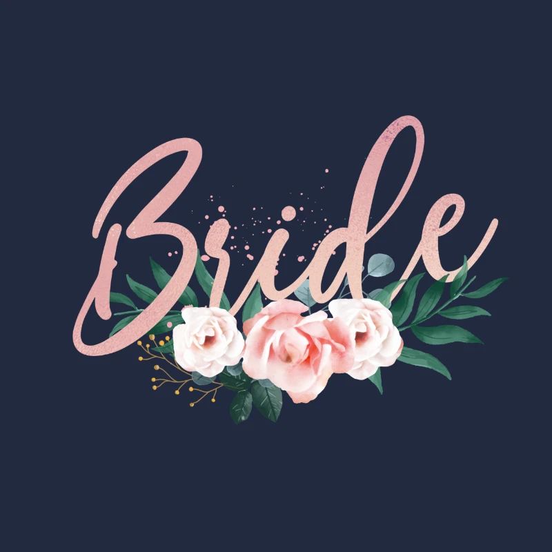 Bride Shirt im Boho Style