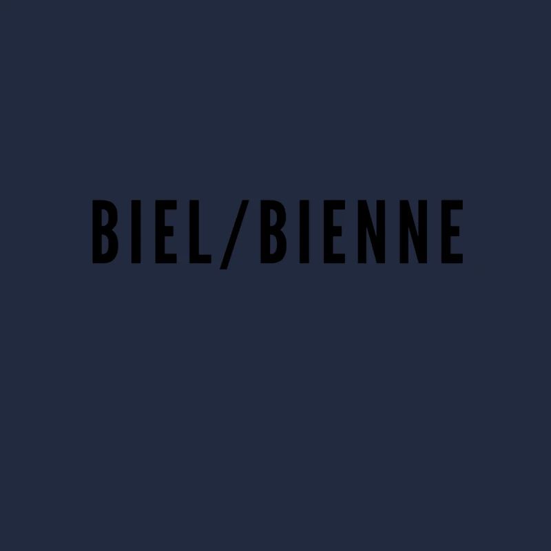 Biel/Bienne Schriftzug