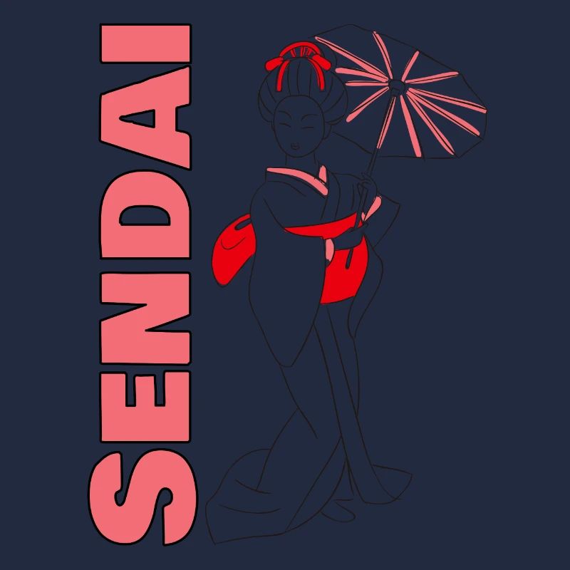 Sendai und Geisha