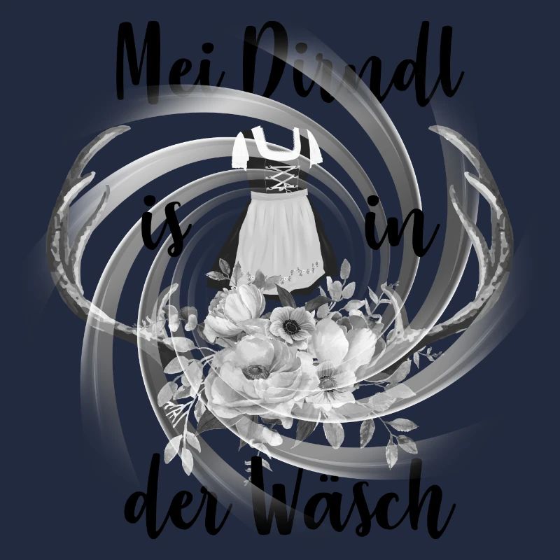 Mon Dirndl est dans la lessive