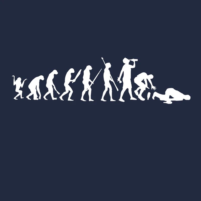 Bier – Shirt Saufkumpanen Evolution Geschenk