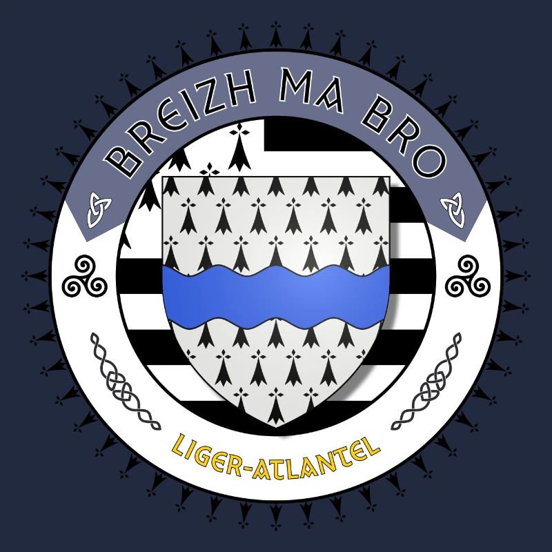 Logo Breizh ma bro blason Loire-Atlantique