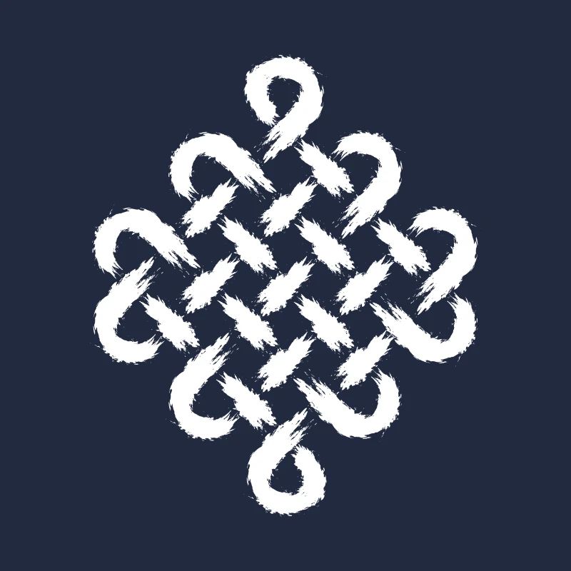 Infinity symbol Celtic symbol brush