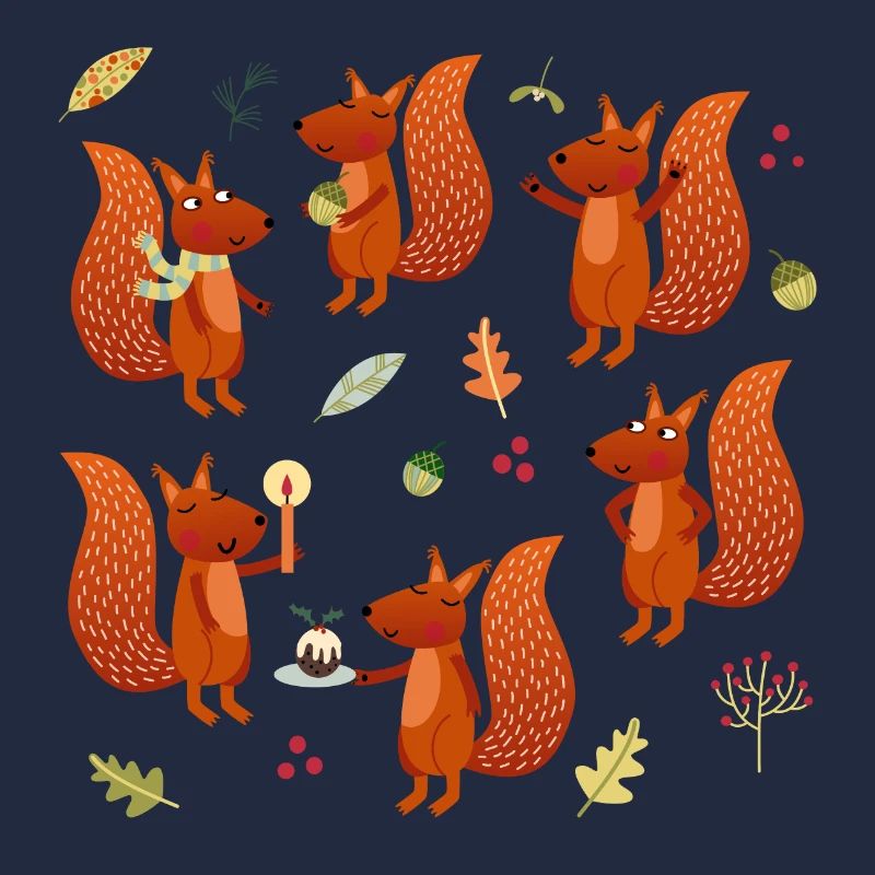 Eichhörnchen Party