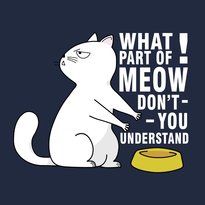 Hungrige Katze