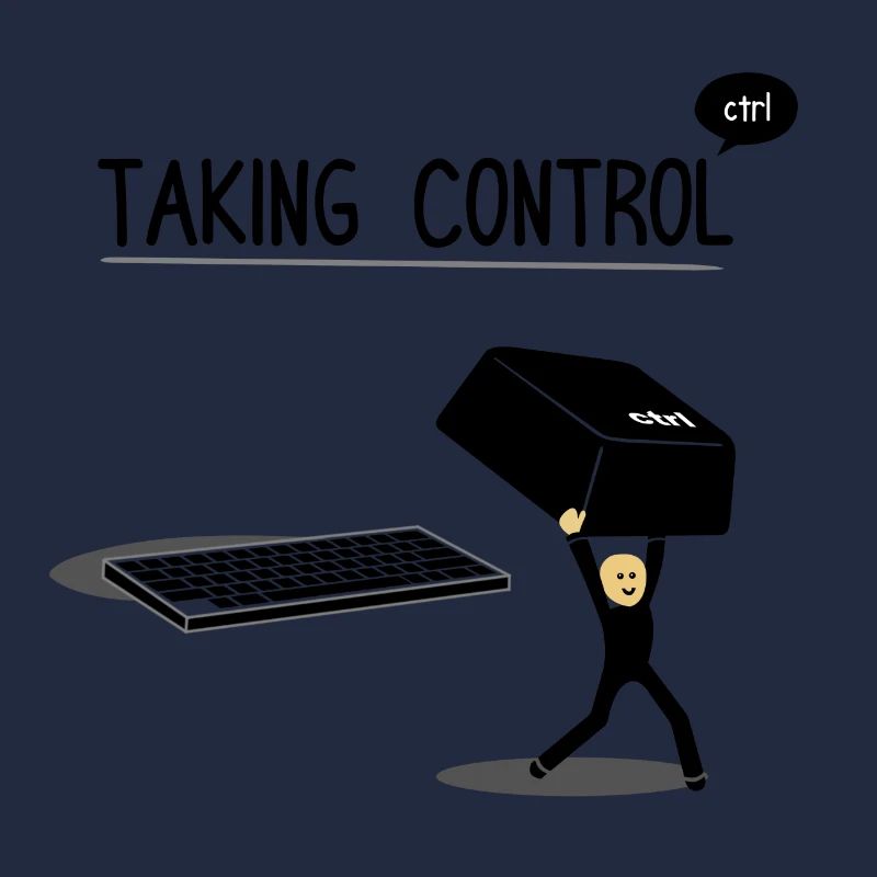 Taking Control Keyboard Computer Tastatur
