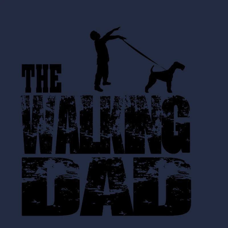 Le père de la marche #Zombie avec terrier