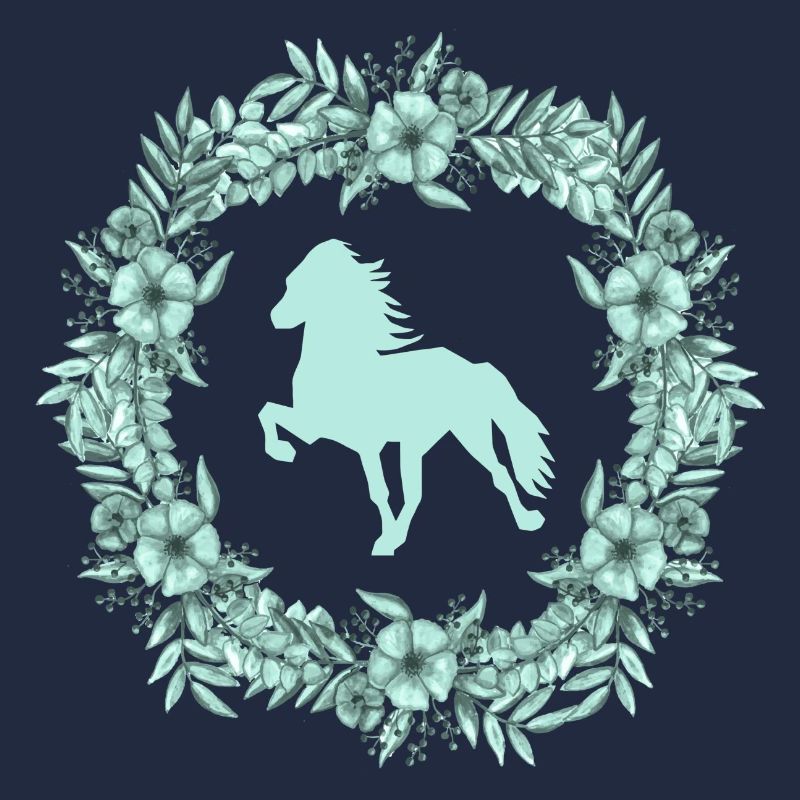 Islandpferd Kranz mint