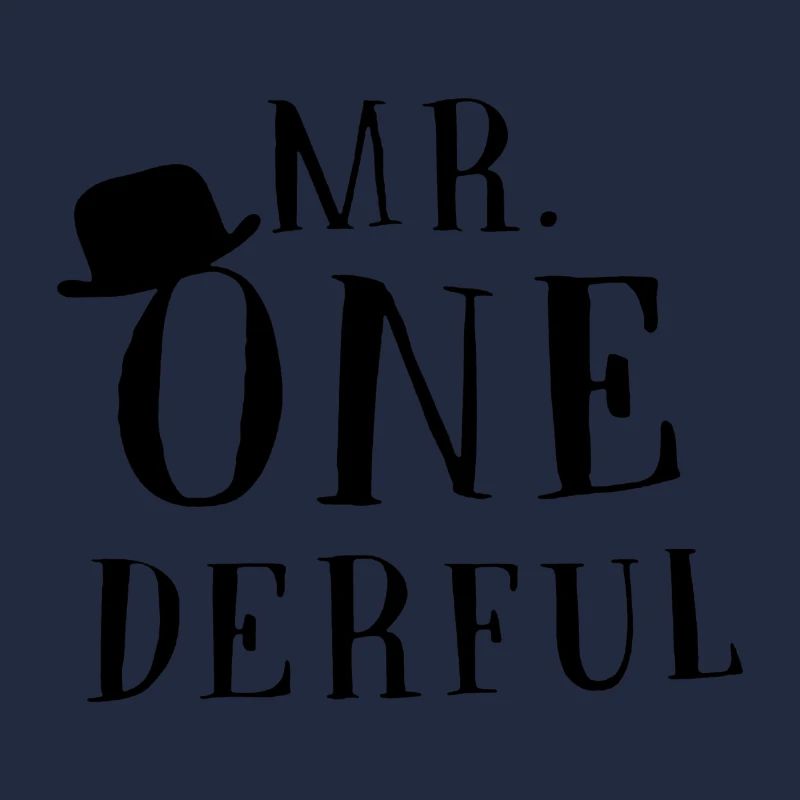 Black Design Mr Onederful