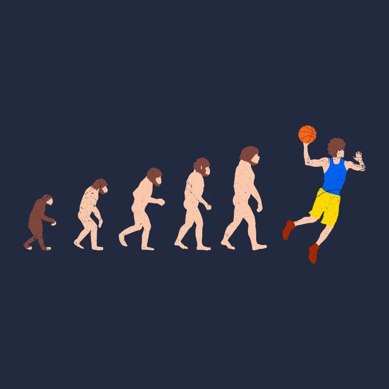 Evolution Basketteur Drôle idée cadeau