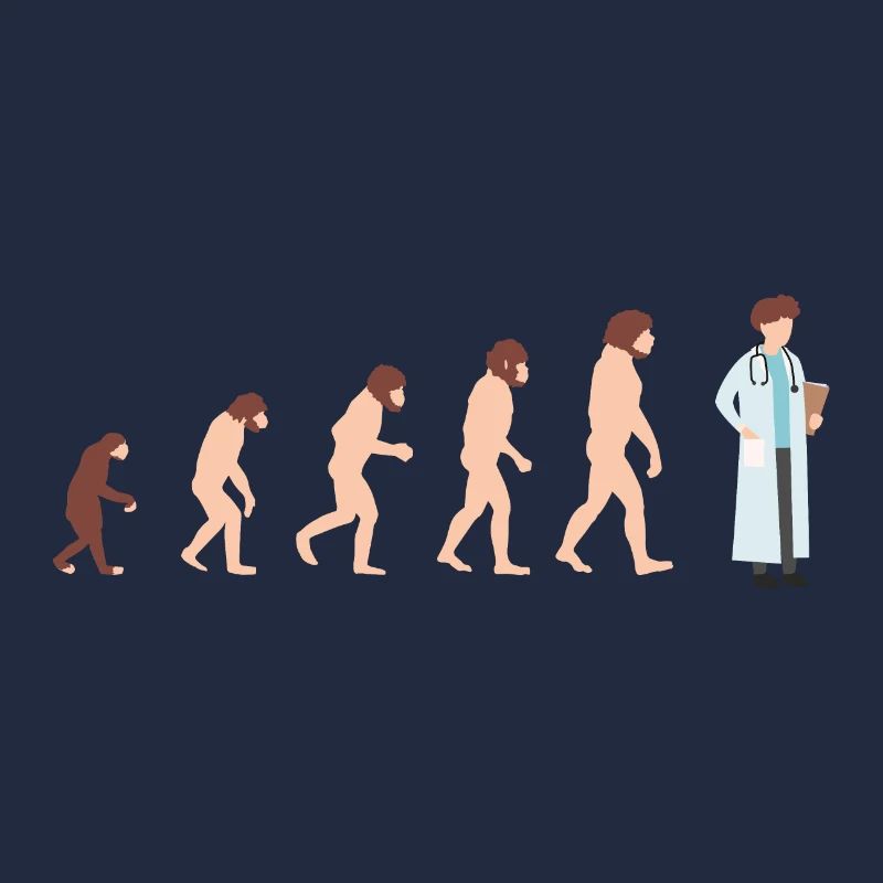 Evolution doctor doctor Funny gift idea