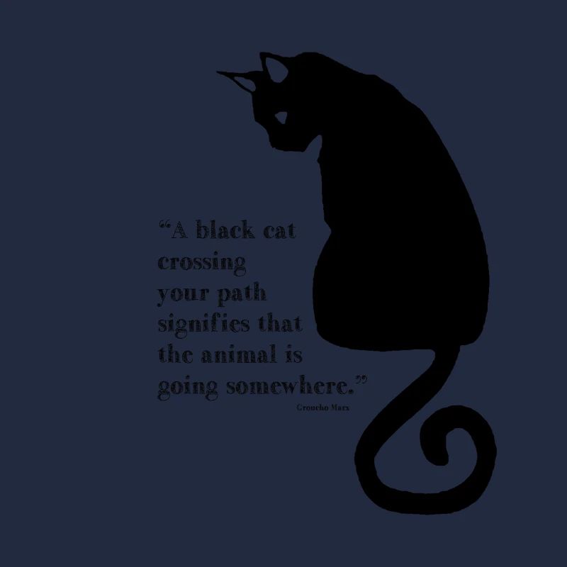 Chat noir et Groucho Marx