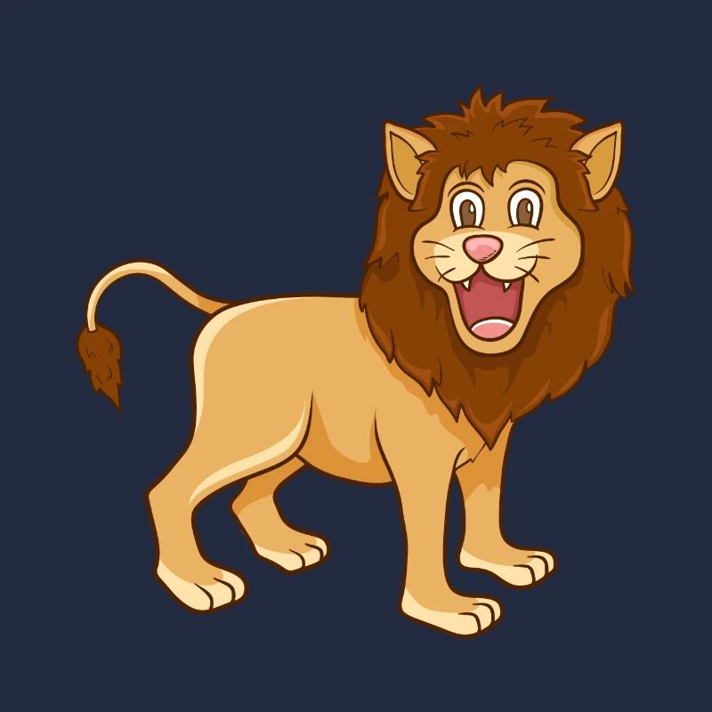 Lion de dessin animé