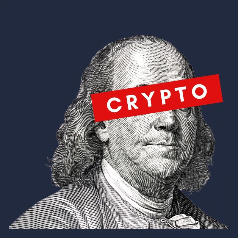 Crypto Benjamin Franklin cryptocurrency Blockchain