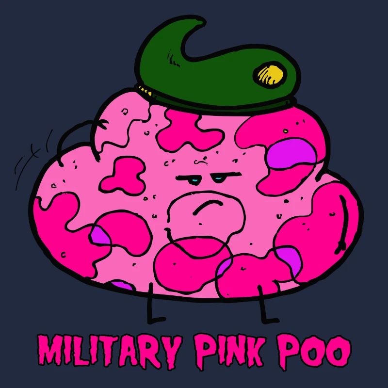 caca rose militaire
