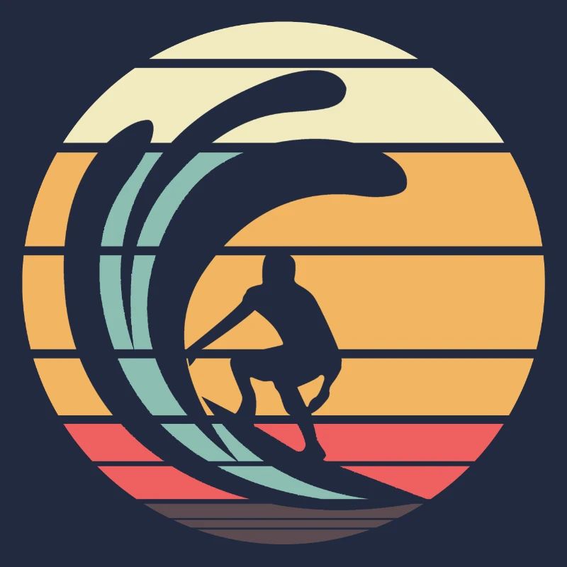 Surfeur rétro