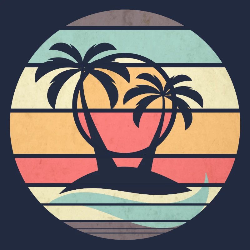 Plage rétro