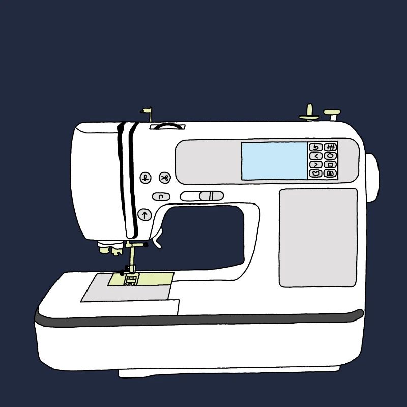 Sketchnote sewing machine