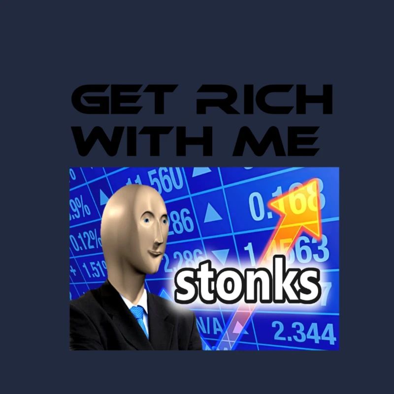 Deviens riche avec moi, meme Stonks