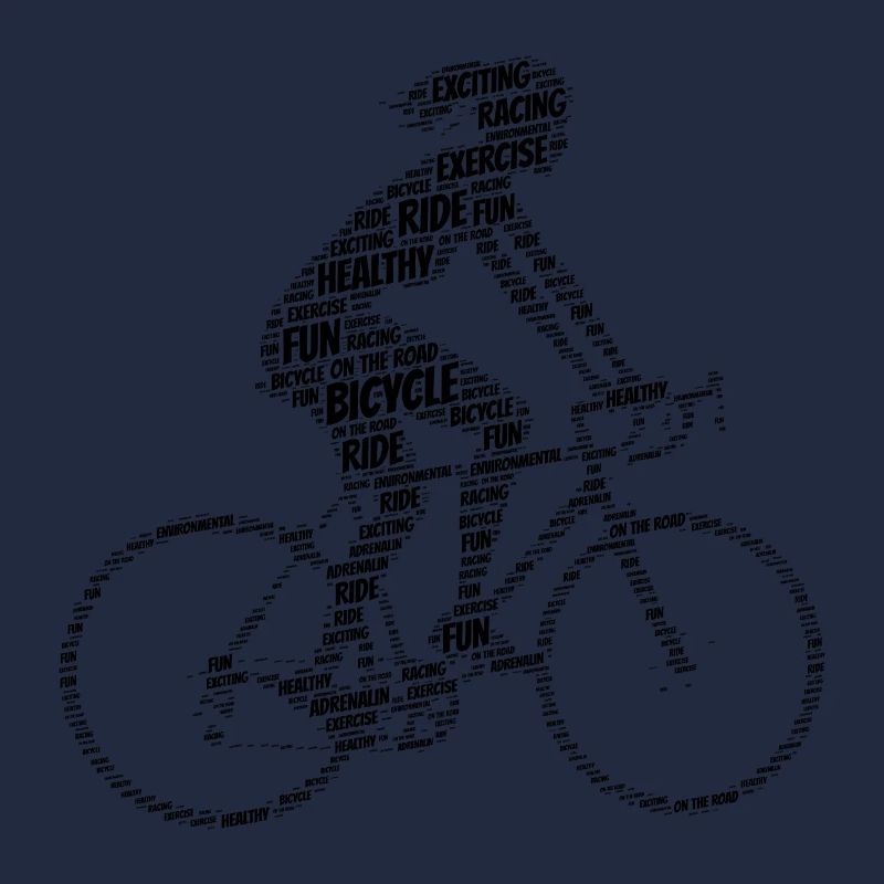 Vélo - Typographie