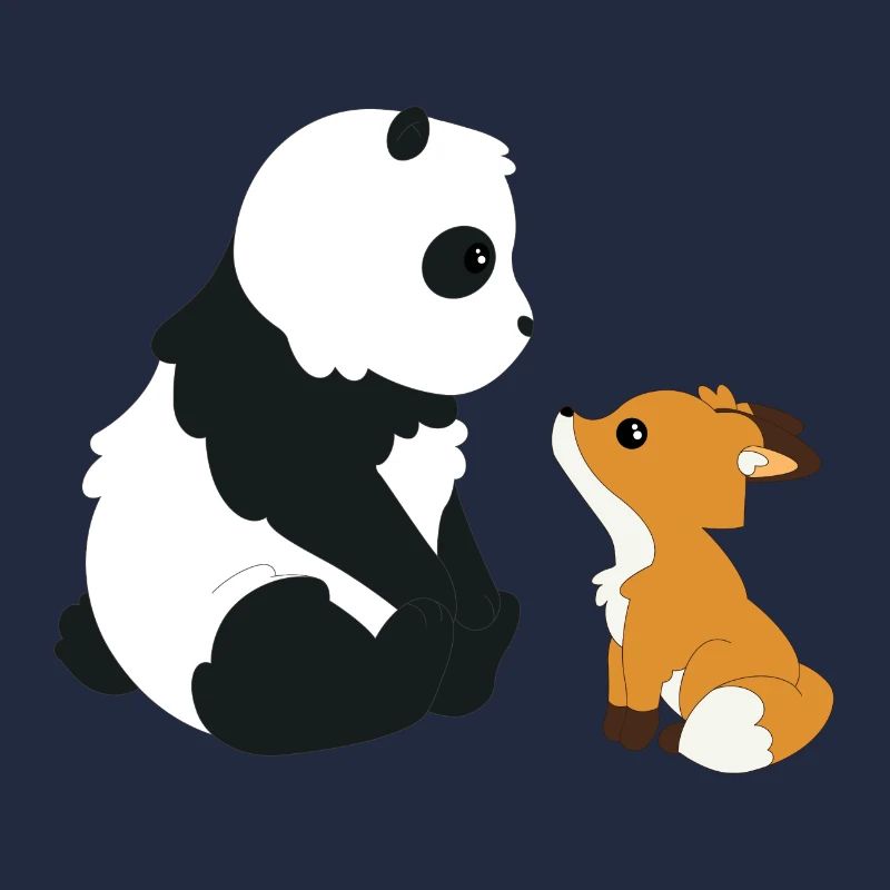 Panda and Fox