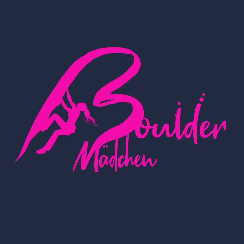 Boulder Mädchen Bouldern Pink Geschenk Boulderin