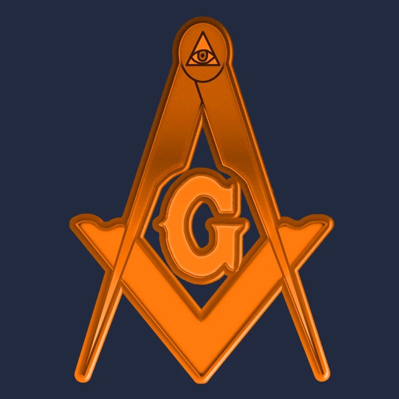 Freemason Compass Bronze