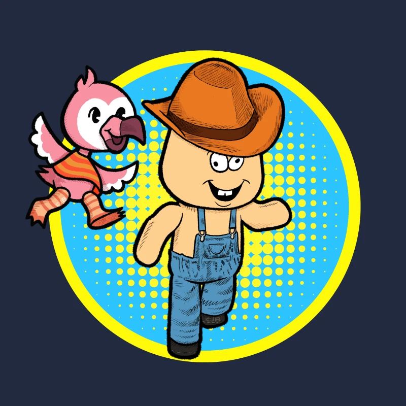 Flamingo Chases Hick