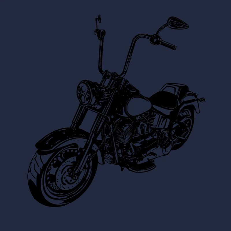 Motorrad Chopper