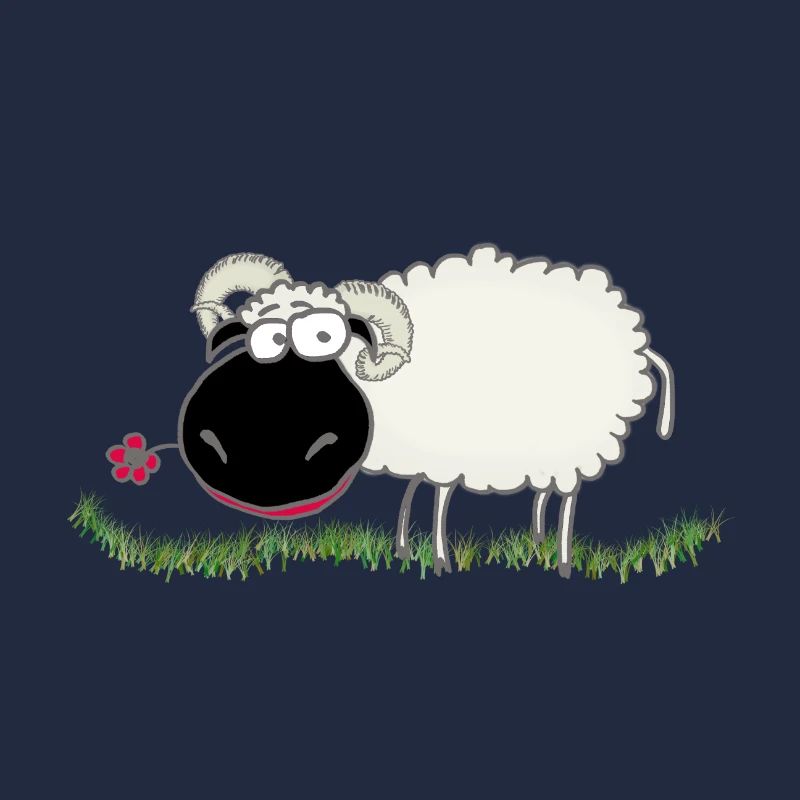 Walliser black-nosed sheep