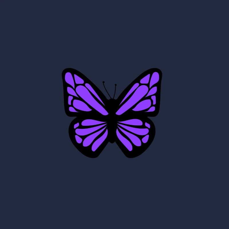 papillon violet