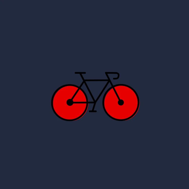 vélo de course rouge