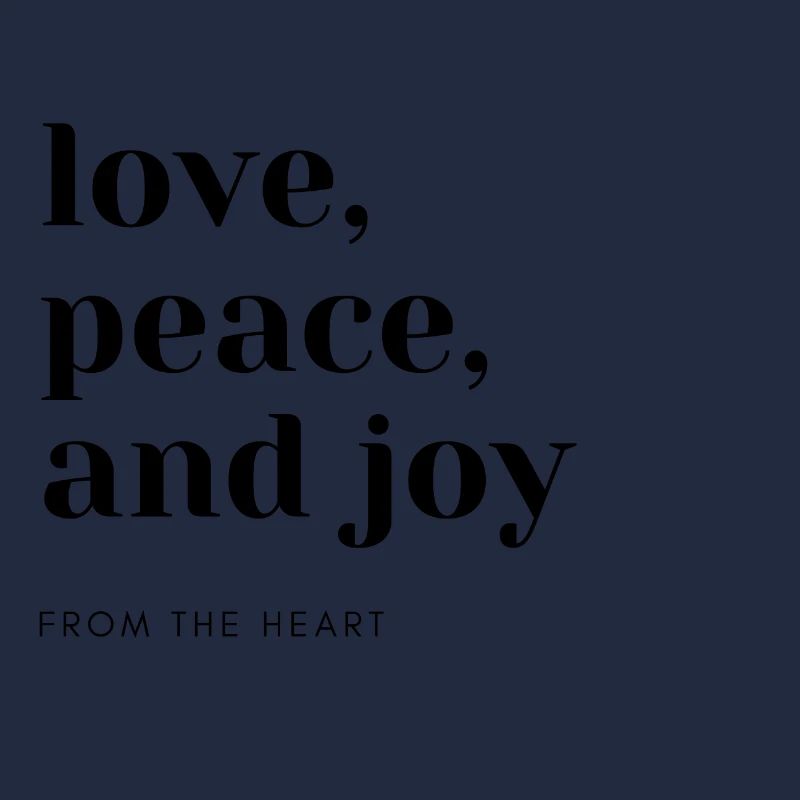 love peace and joy