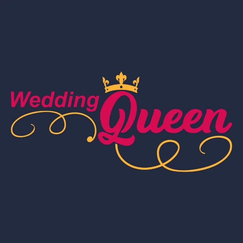 Wedding Queen Braut Hochzeit Ehe Geschenk