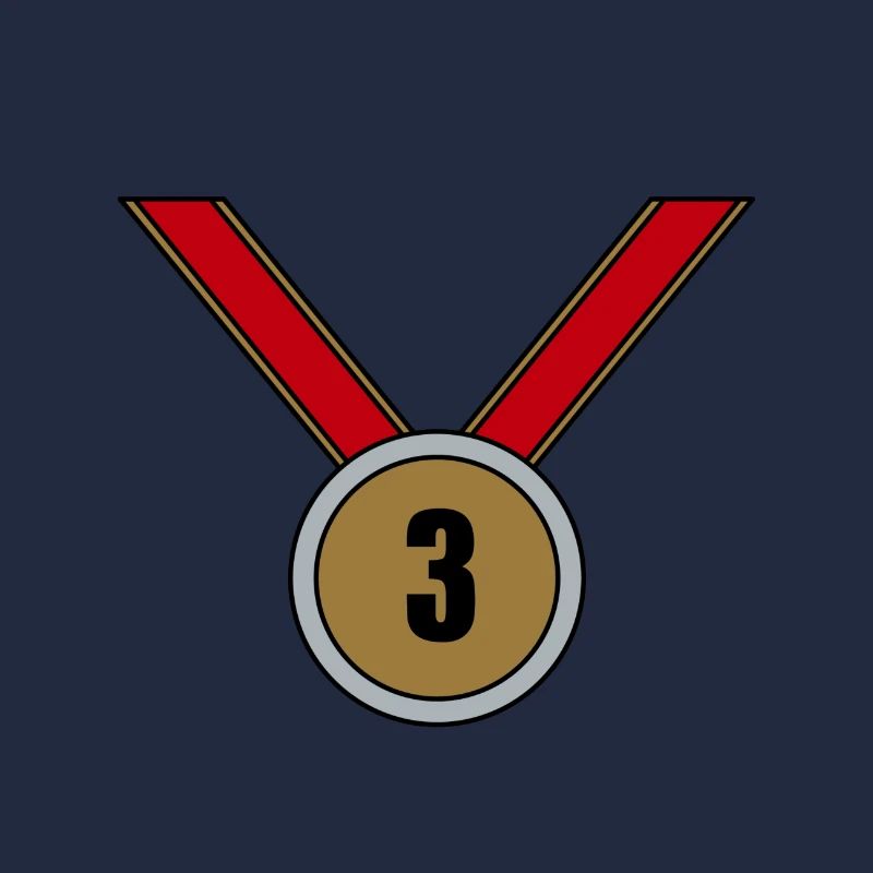 3. Platz Medaille