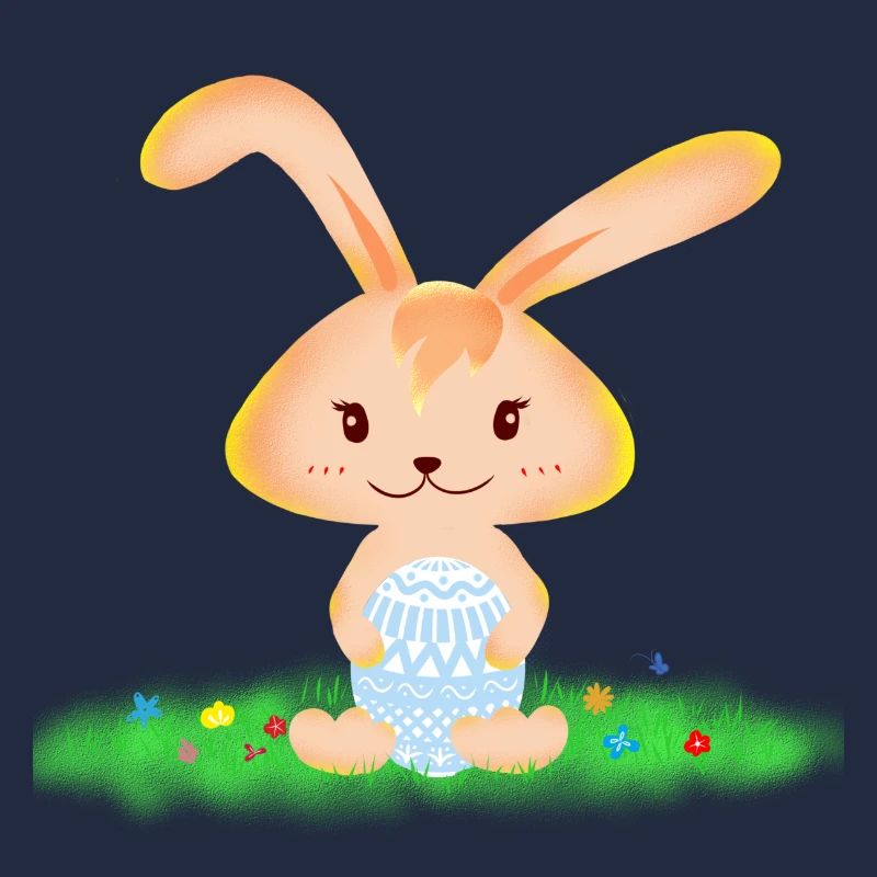 Doux lapin de Pâques