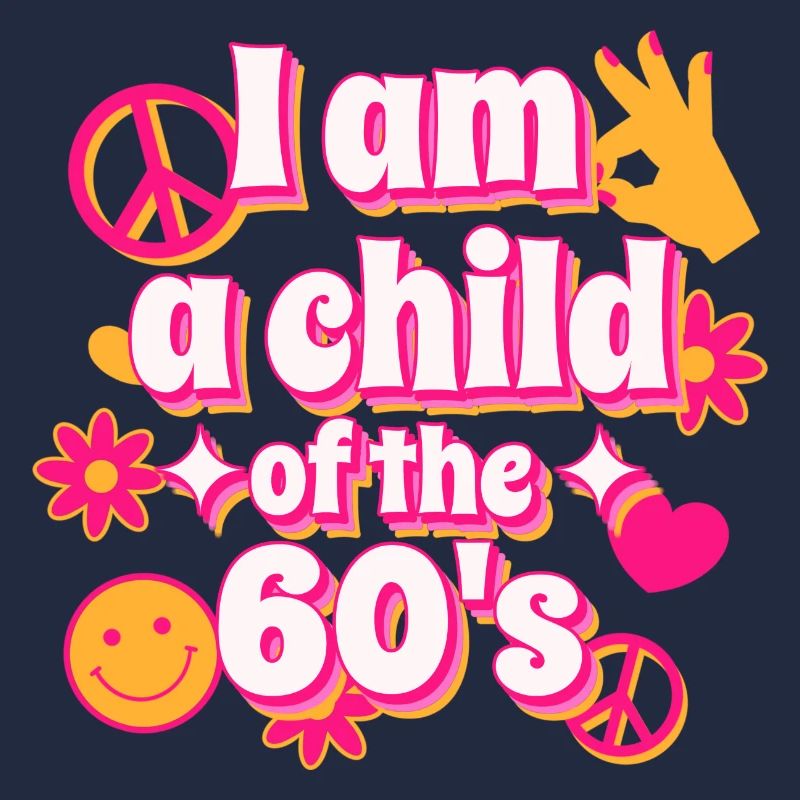 Ich bin ein Kind des 60er Original Design