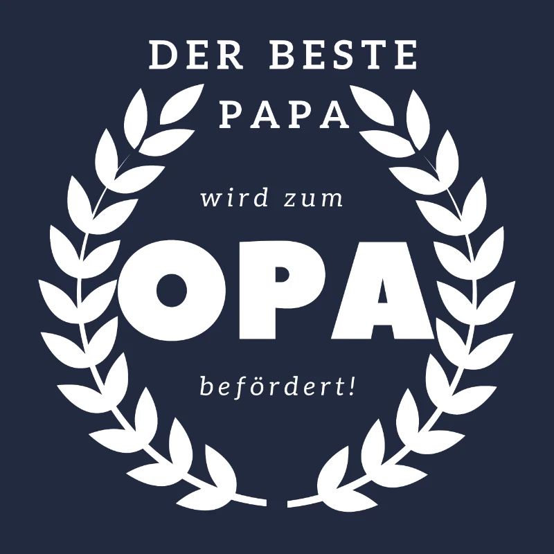 Der Beste Papa wird zum Opa befördert Geschenkidee