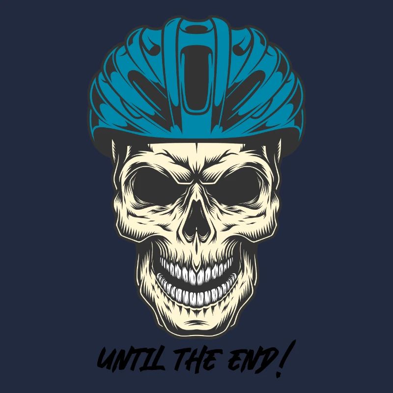 Schädel Fahrrad Helm