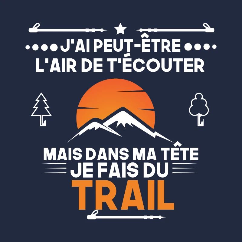 je fais du trail running