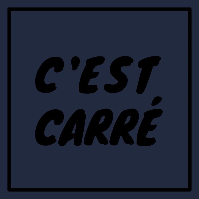 C EST CARRÉ - Humour maths Prof Géométrie Sciences
