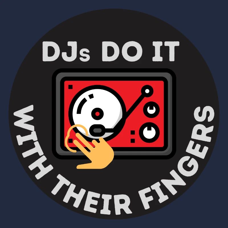 DJ Fingers AUTOCOLLANT