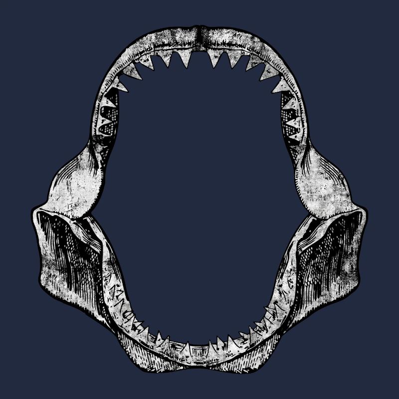 Mâchoires de requin vintage