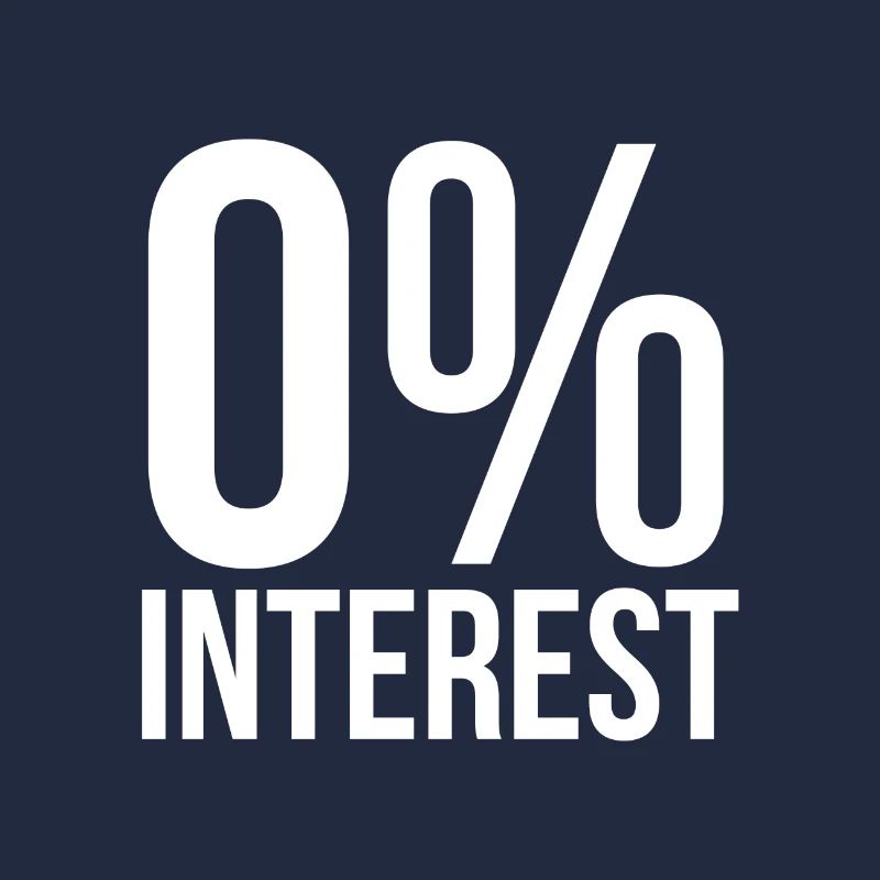 0% interest
