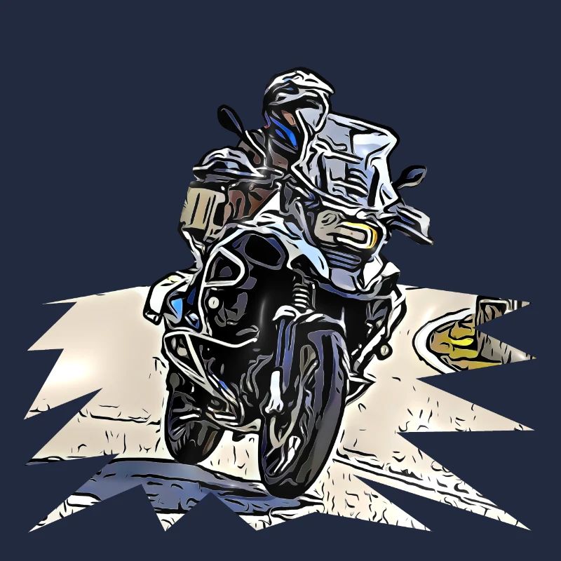 Courbe de vélo d’aventure