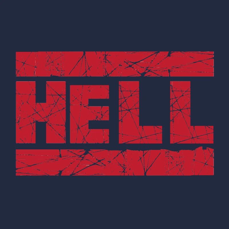 Hell Red Ink Stamp