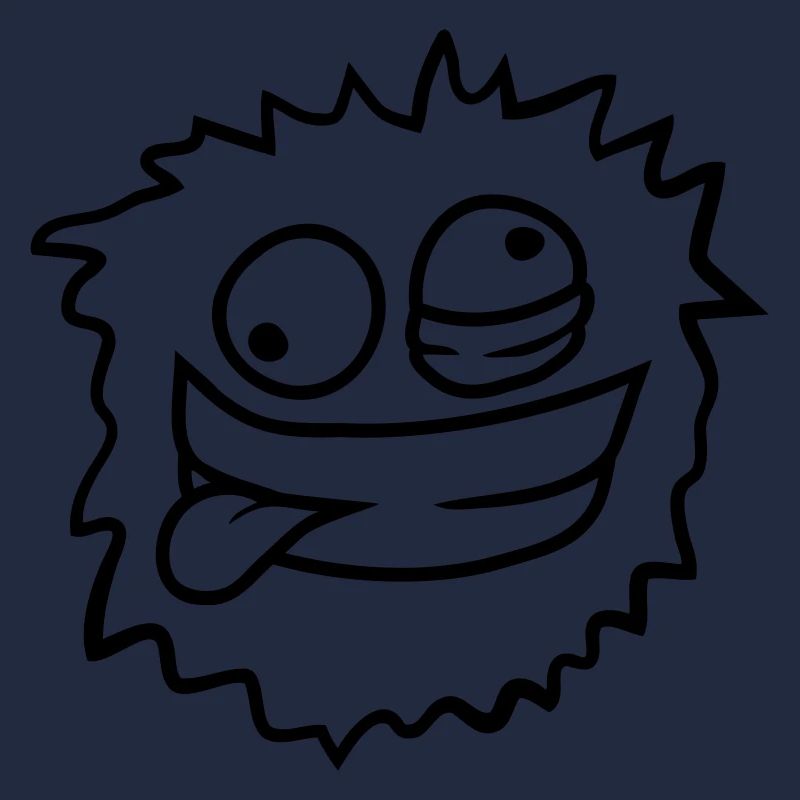 Visage Monstre poilu
