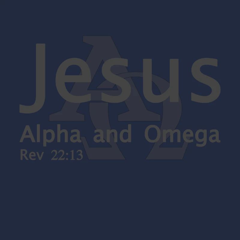 Christian Design Jésus, Alpha et Oméga